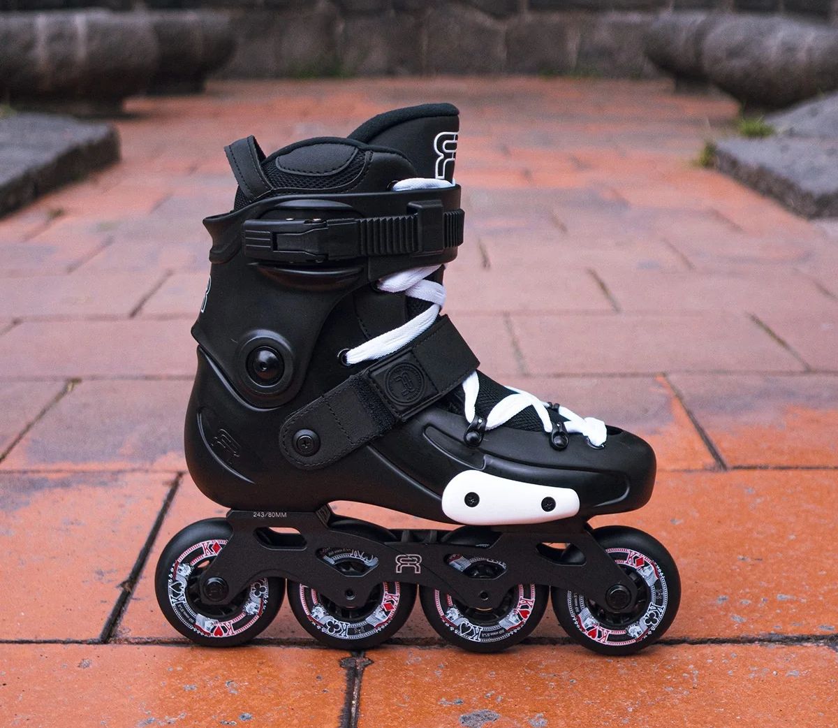 Freeride skates: FR SKATES FRX 80 Black